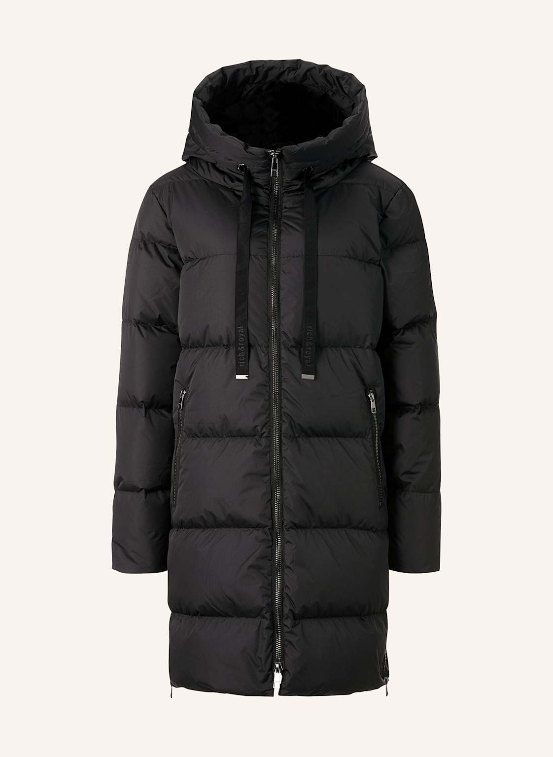 Rich&Royal Daunenmantel Big Puffer schwarz von rich&royal