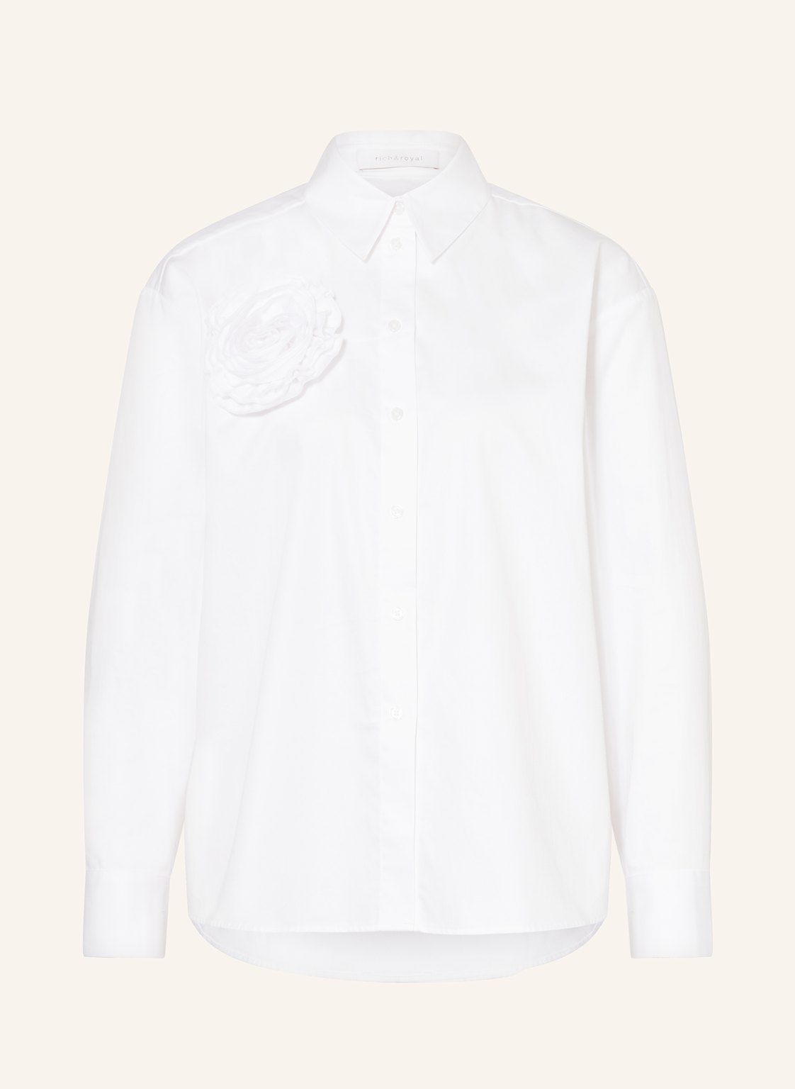 Rich&Royal Hemdbluse weiss Rich&Royal Hemdbluse weiss von rich&royal