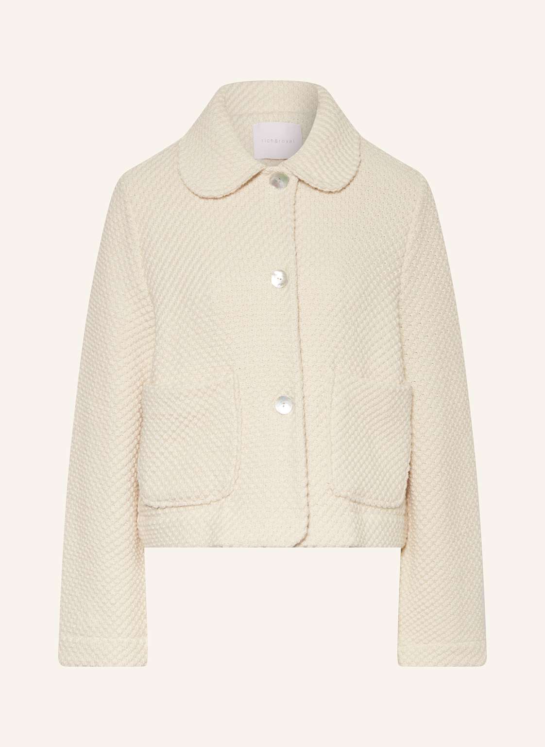 Rich&Royal Kastenjacke weiss Rich&Royal Kastenjacke weiss von rich&royal