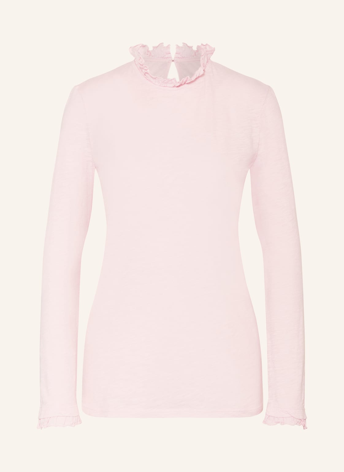 Rich&Royal Longsleeve Mit Rüschen rosa von rich&royal