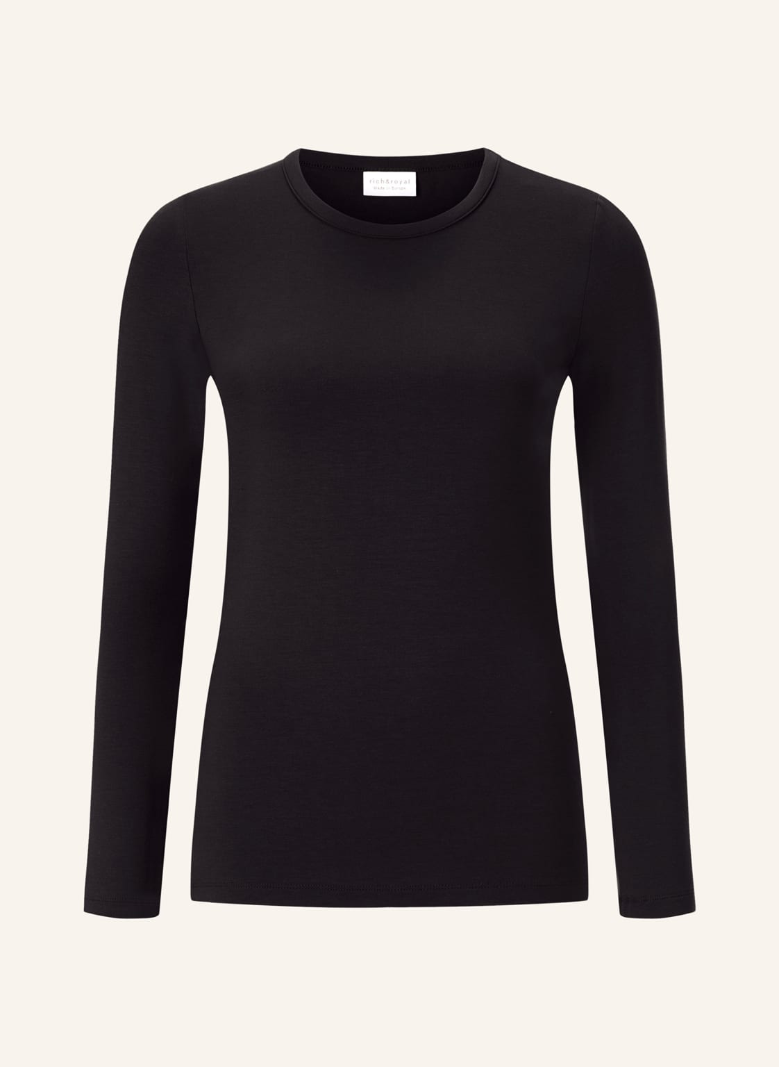 Rich&Royal Longsleeve schwarz Rich&Royal Longsleeve schwarz von rich&royal