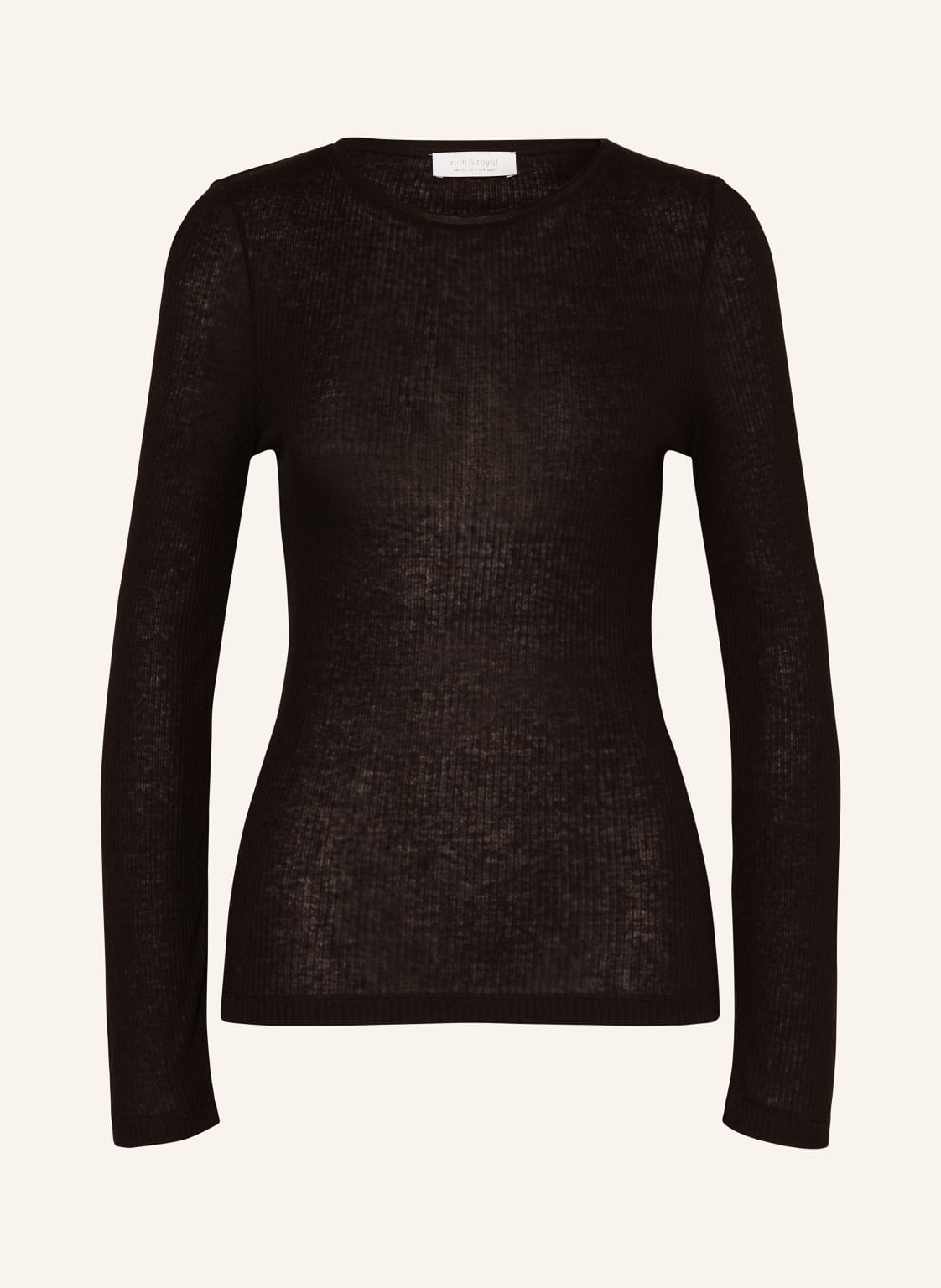 Rich&Royal Longsleeve schwarz Rich&Royal Longsleeve schwarz von rich&royal