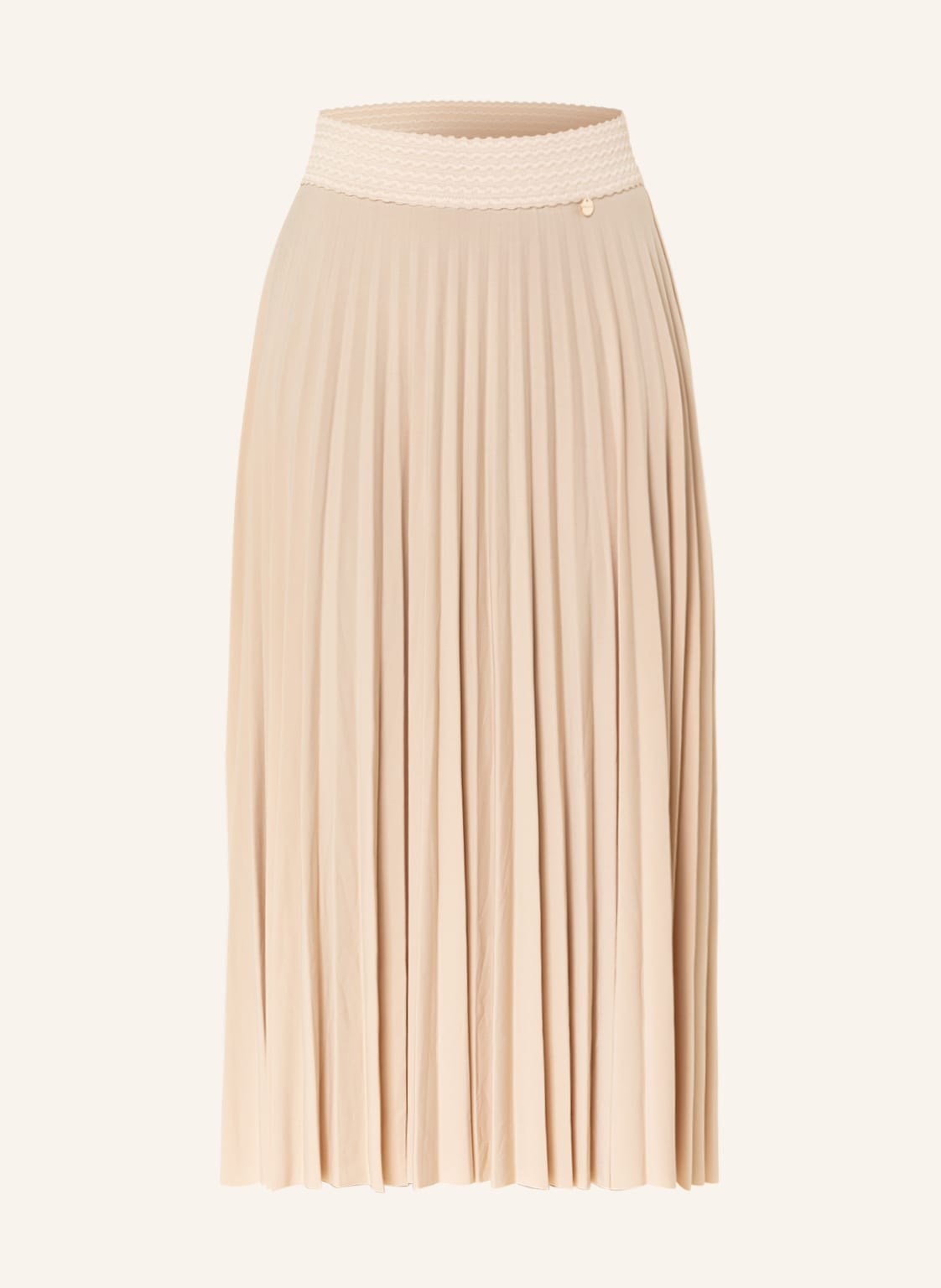Rich & Royal Plisseerock beige Rich & Royal Plisseerock beige von Rich & Royal