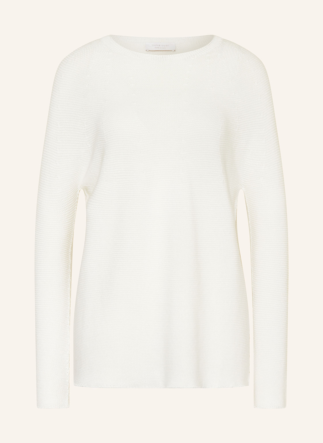 Rich & Royal Pullover weiss Rich & Royal Pullover weiss von Rich & Royal