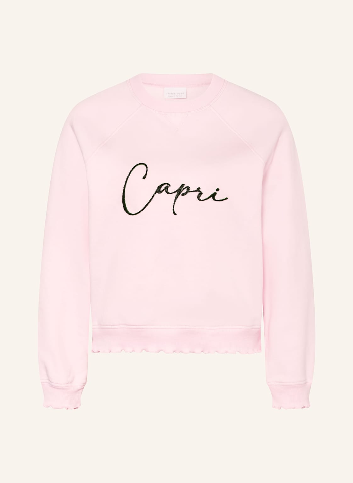 Rich & Royal Sweatshirt rosa Rich & Royal Sweatshirt rosa von Rich & Royal