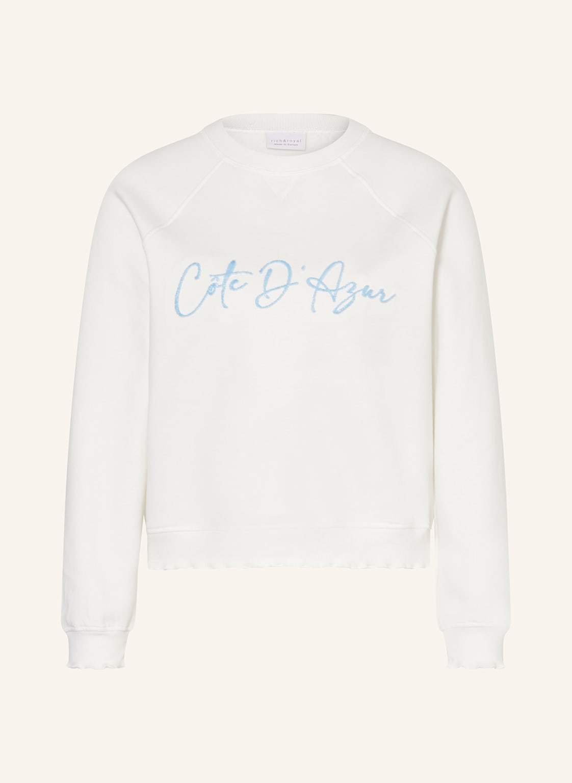 Rich & Royal Sweatshirt weiss Rich & Royal Sweatshirt weiss von Rich & Royal