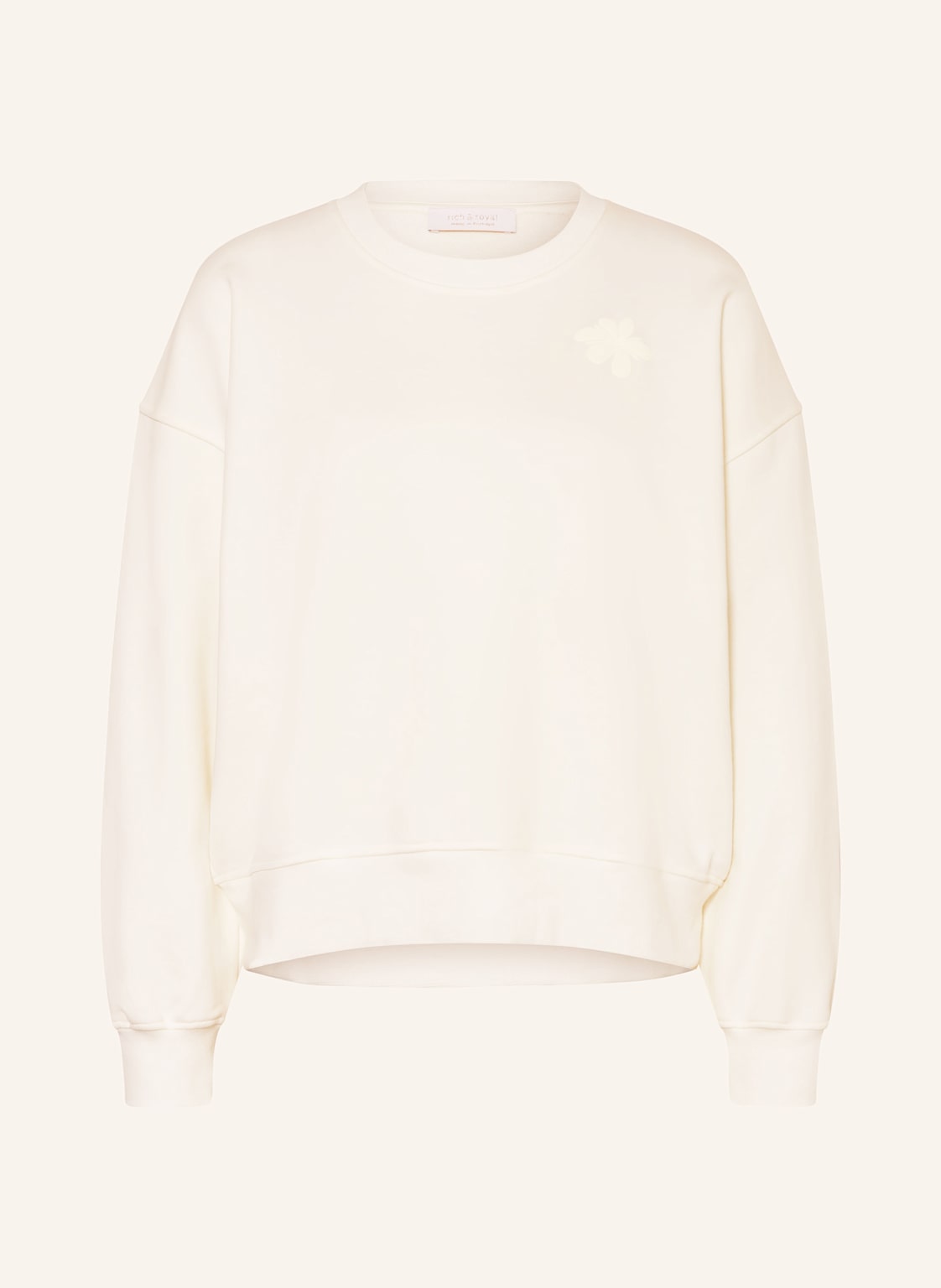 Rich&Royal Sweatshirt weiss Rich&Royal Sweatshirt weiss von rich&royal