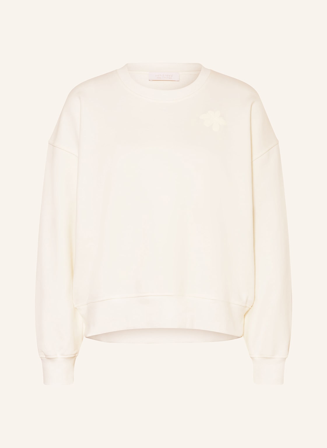 Rich & Royal Sweatshirt weiss von Rich & Royal