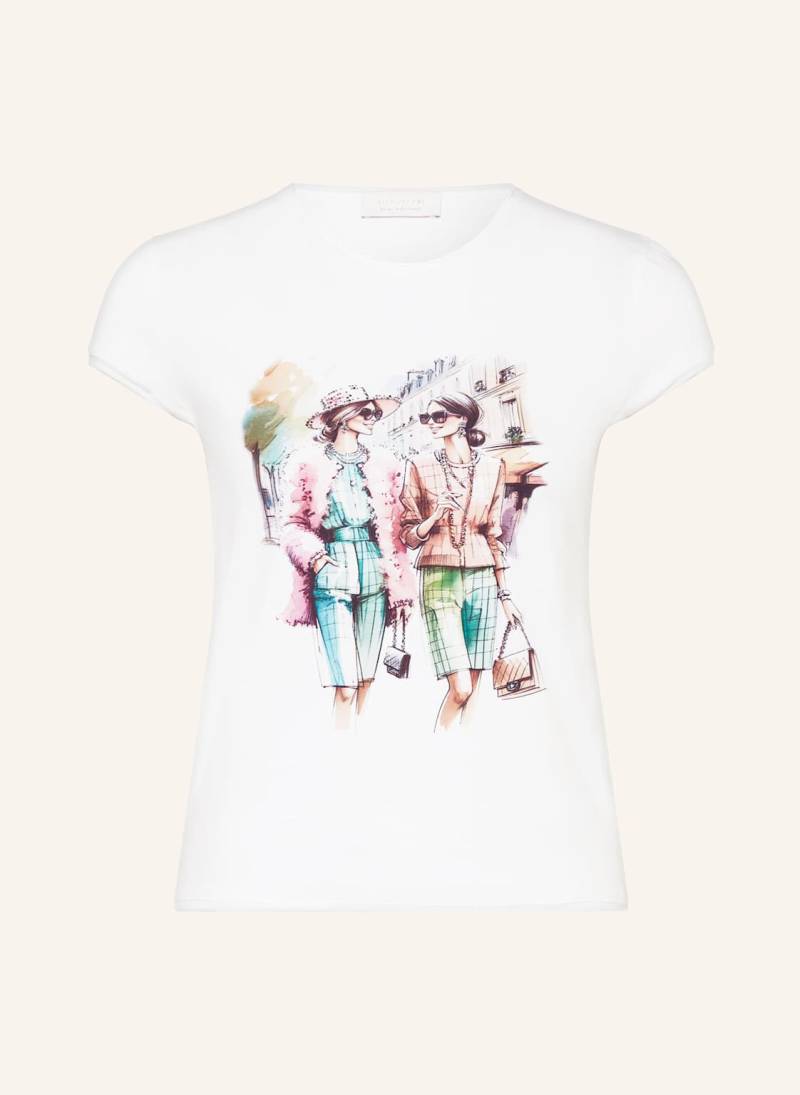 Rich & Royal T-Shirt Mit Schmucksteinen weiss von Rich & Royal