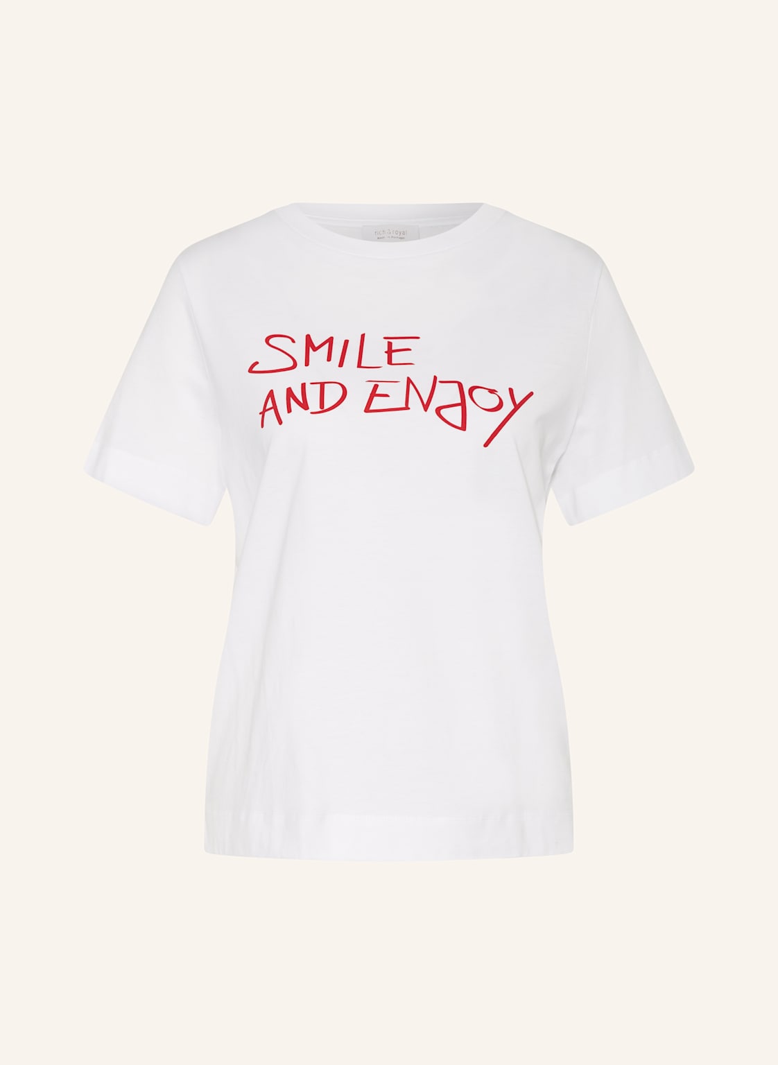 Rich & Royal T-Shirt weiss Rich & Royal T-Shirt weiss von Rich & Royal