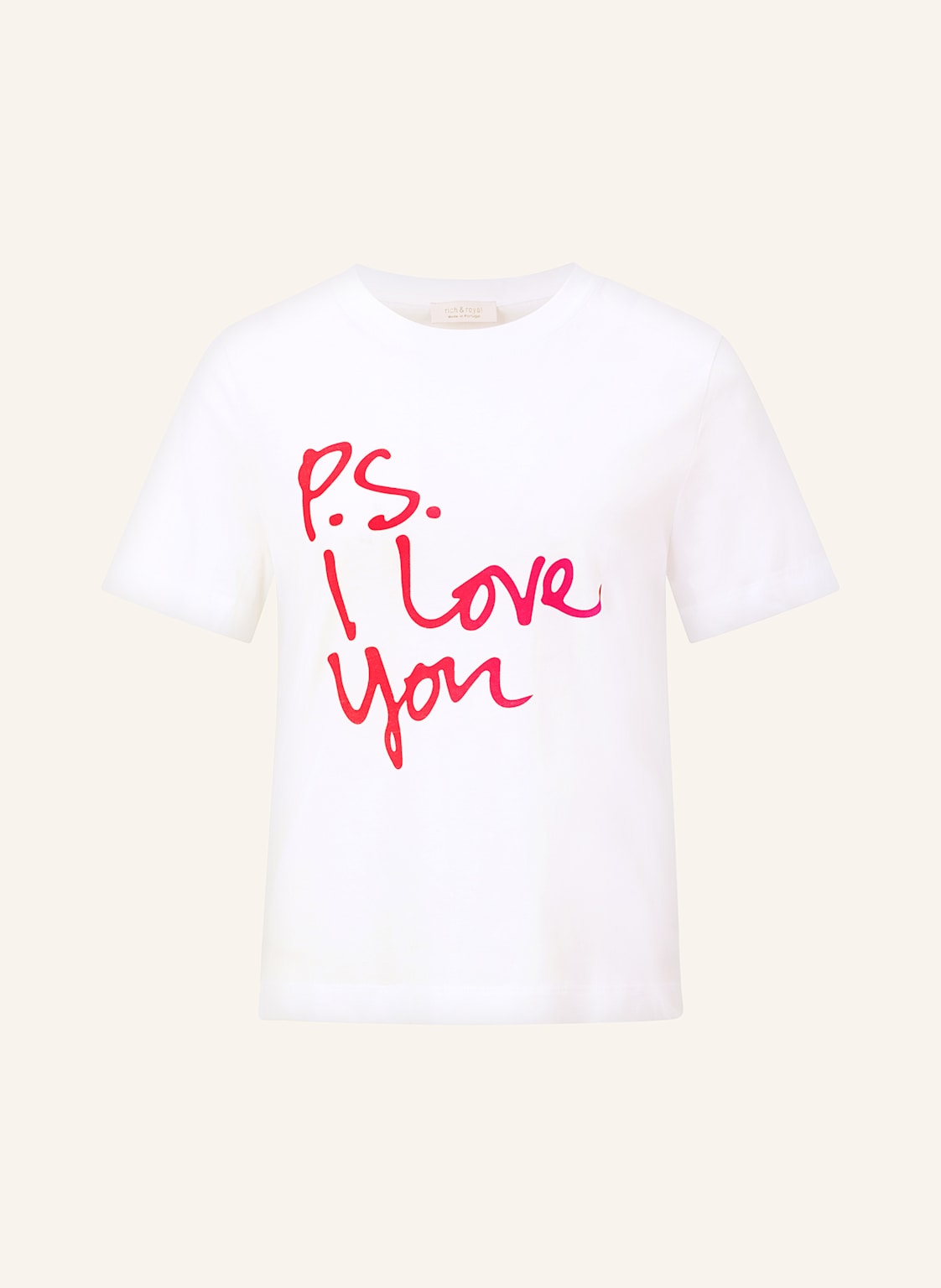 Rich & Royal T-Shirt weiss Rich & Royal T-Shirt weiss von Rich & Royal