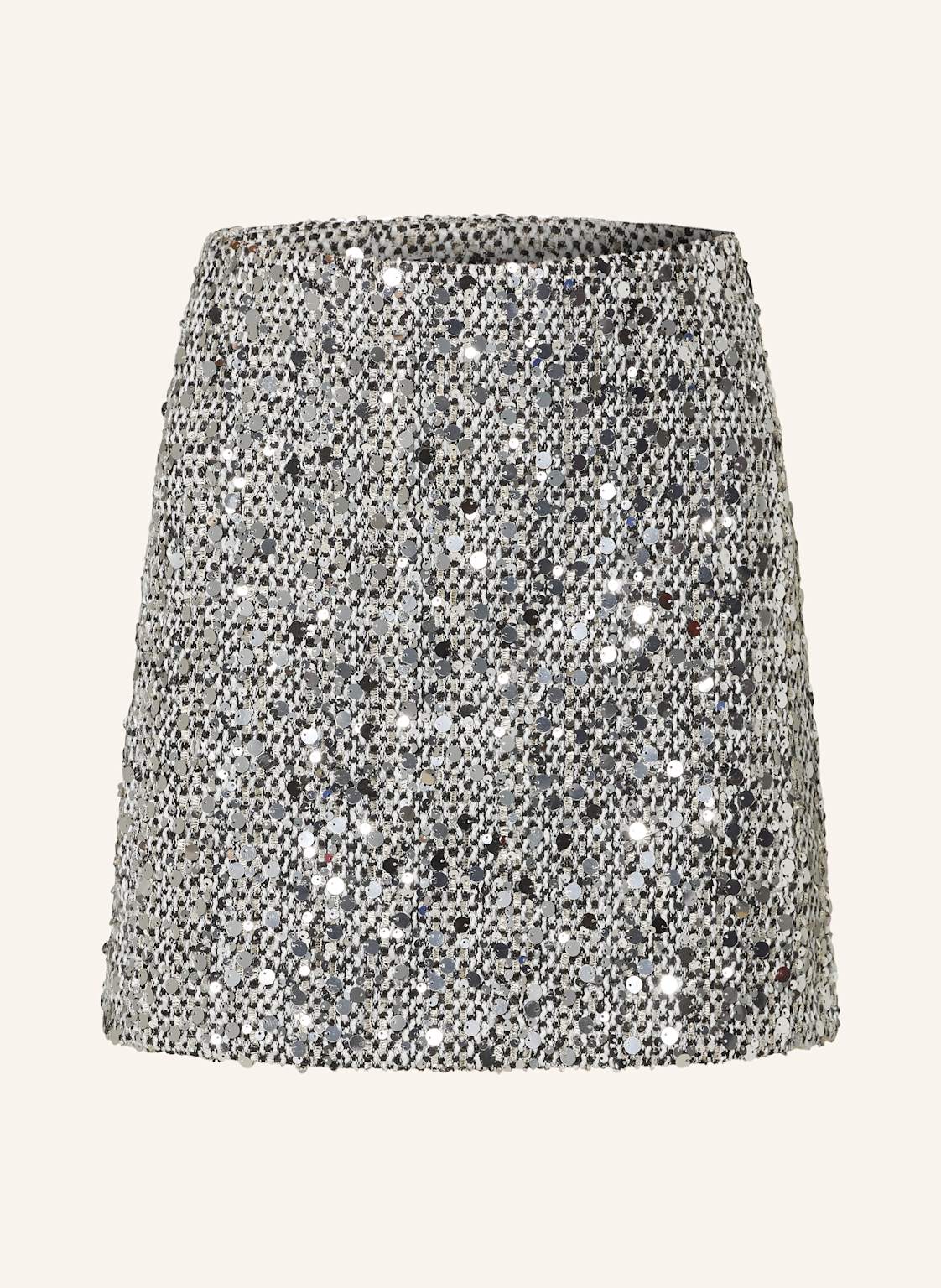 Rich&Royal Tweed-Rock Mit Pailletten silber von rich&royal