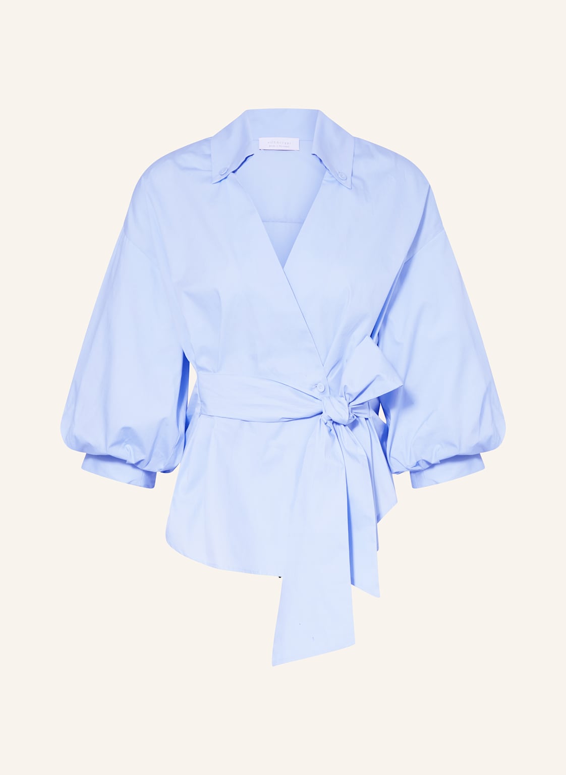 Rich&Royal Wickelbluse blau Rich&Royal Wickelbluse blau von rich&royal