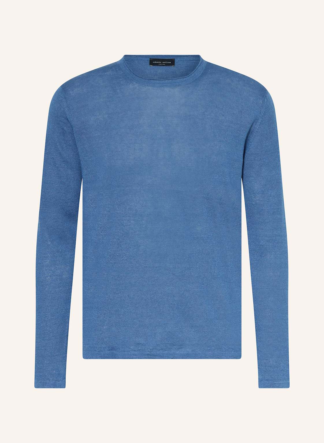 Roberto Collina Leinenpullover blau von roberto collina