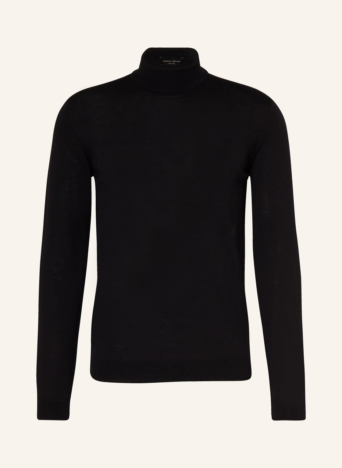 Roberto Collina Rollkragenpullover schwarz von roberto collina