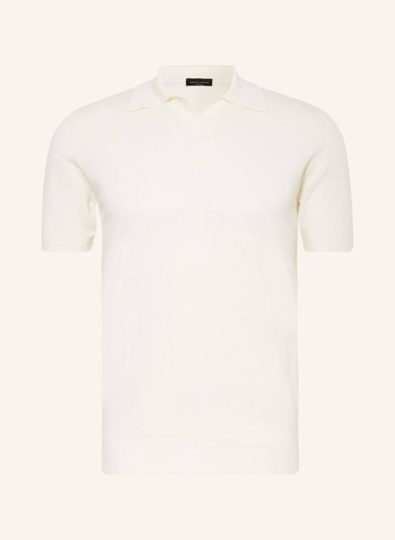 Roberto Collina Strick-Poloshirt Aus Leinen weiss von roberto collina