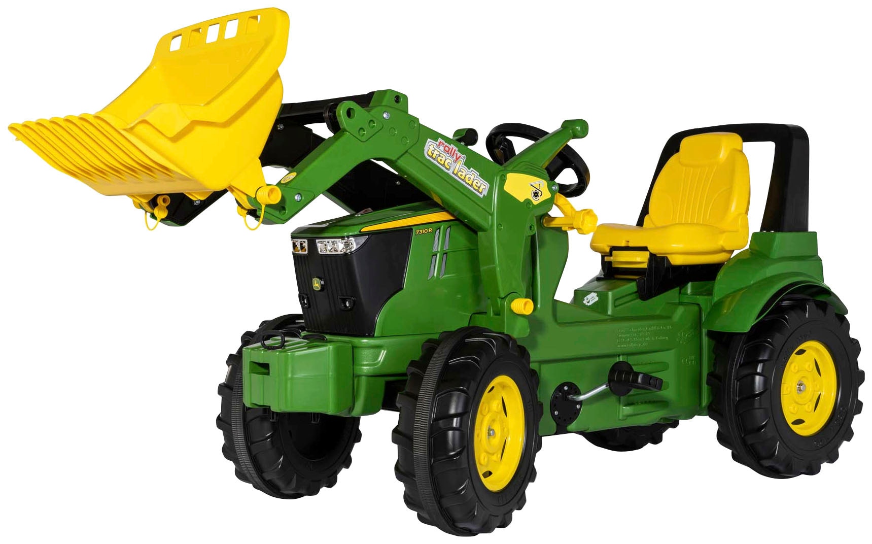 rolly toys® Trettraktor »rollyFarmtrac Premium II John Deere 7310R«, inkl. rollyTrac Lader von rolly toys®