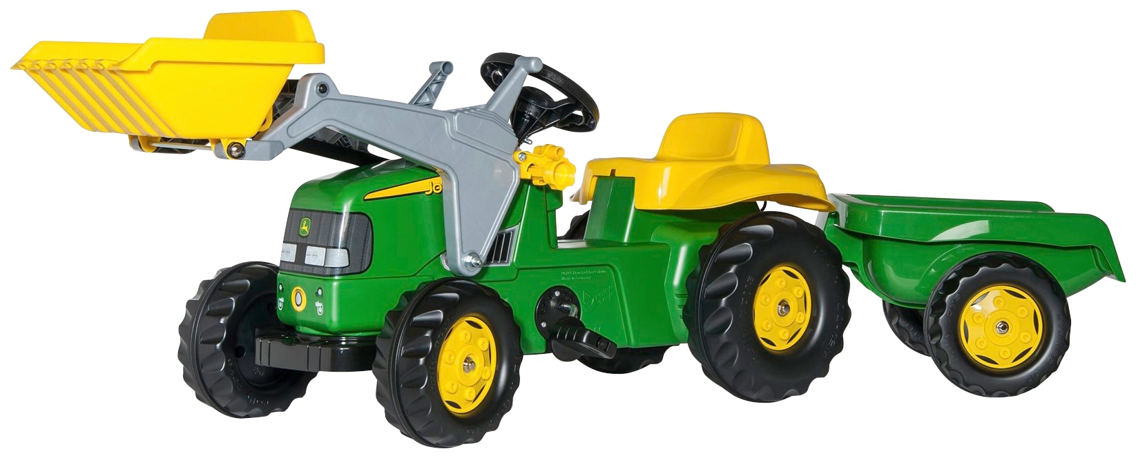 rolly toys® Trettraktor »John Deere«, mit Trailer und Lader von rolly toys®