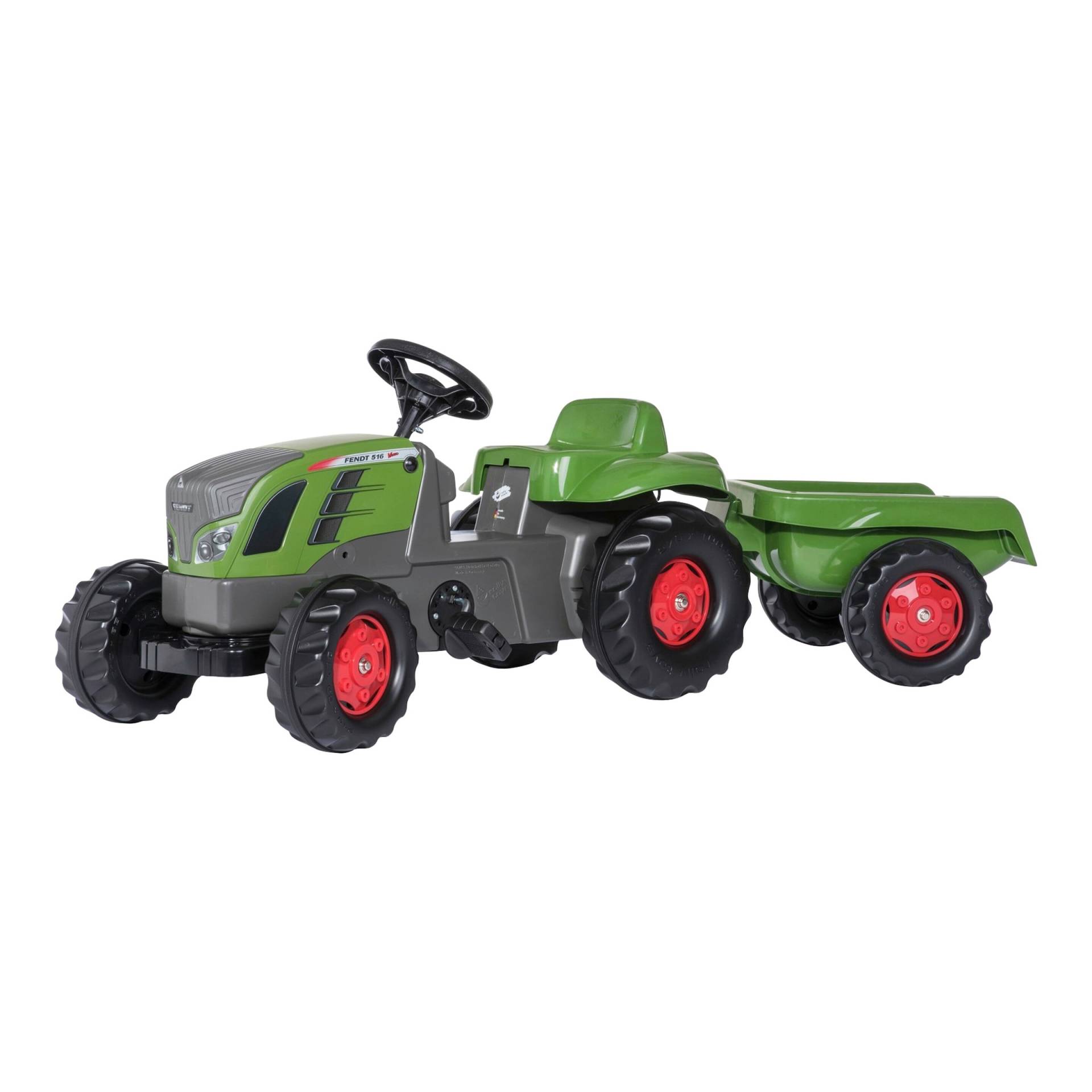 Trettraktor rollyKid Fendt 516 Vario mit Anhänger von rolly toys