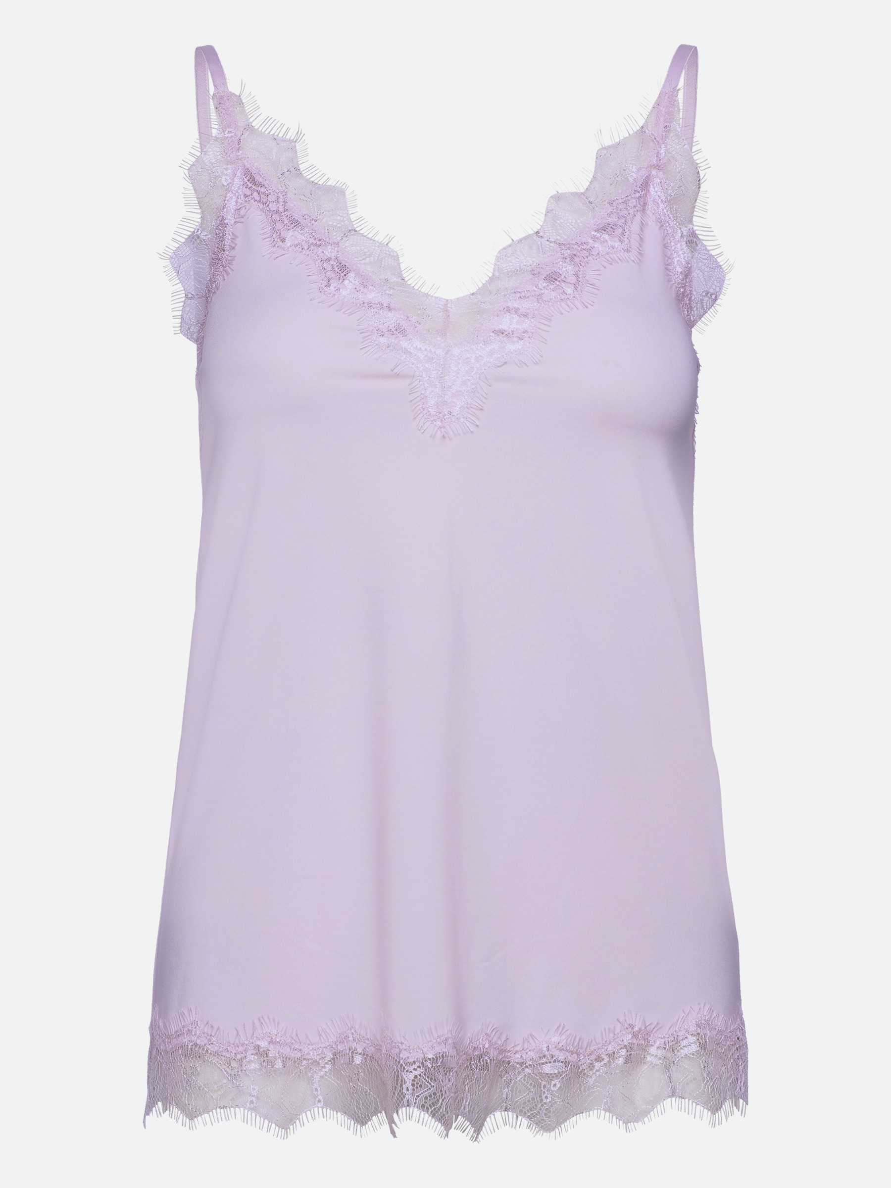 rosemunde Unterhemd »Billie Strap Top«, wunderschöner Vintage-Spitzenbesatz an Ausschnitt und Saum von rosemunde