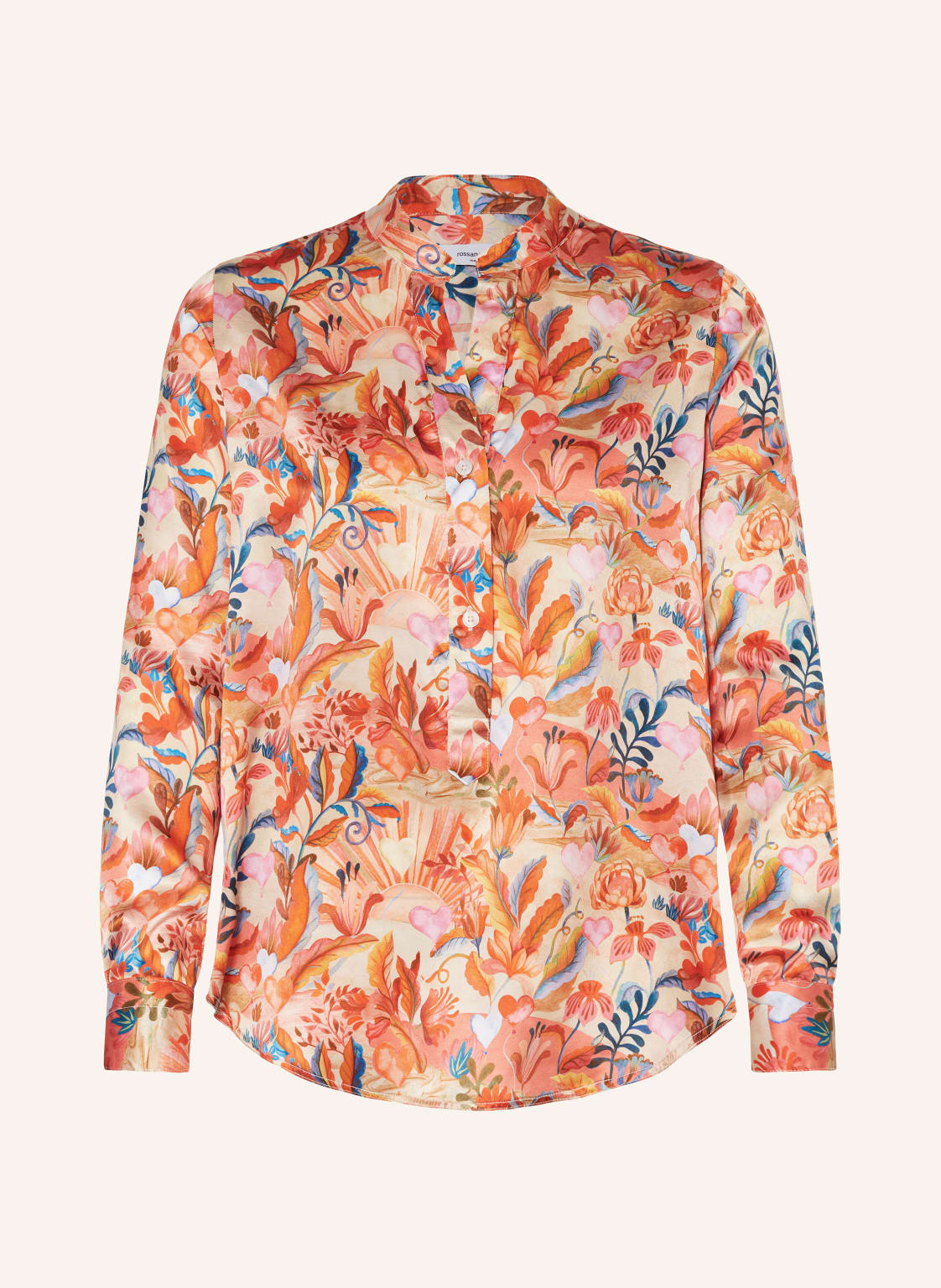 Rossana Diva Blusenshirt Liberty Aus Seide orange von rossana diva