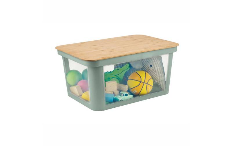 Rotho Babydesign Aufbewahrungsbox »Spielzeugbox PINA 45 l Sage«, (1 St.) von rotho babydesign