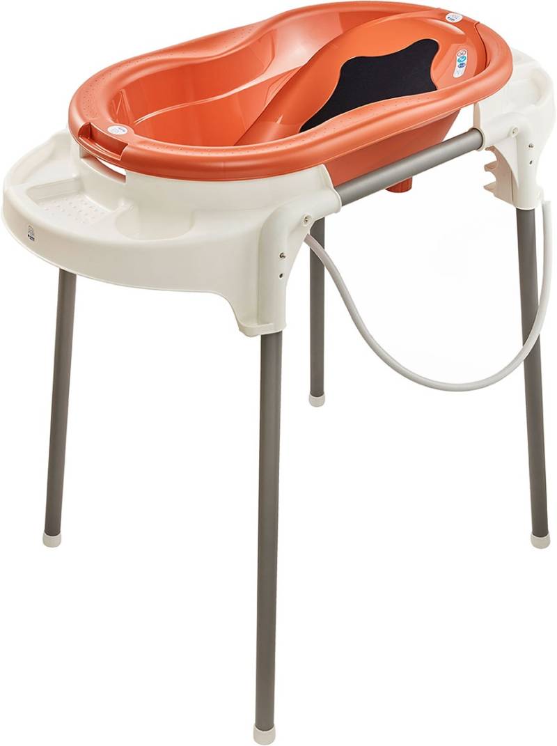 Rotho Babydesign Babybadewanne »TOP Badestation«, (4 tlg.), inkl. Wannen-Einsatz, Wannen-Ständer, Ablaufschlauch; Made in Germany von rotho babydesign