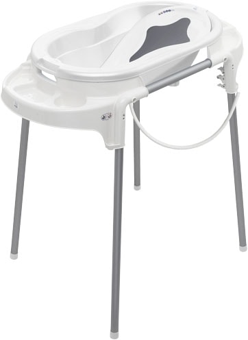 Rotho Babydesign Babybadewanne »TOP Badestation«, (4 tlg.), inkl. Wannen-Einsatz, Wannen-Ständer, Ablaufschlauch; Made in Germany von rotho babydesign