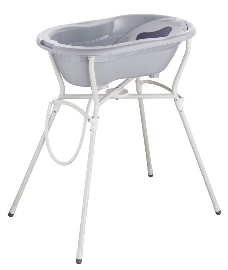 Rotho Babydesign Babybadewanne »Badelösung T0P mit Wannenständer«, (Set), Made in Germany von rotho babydesign