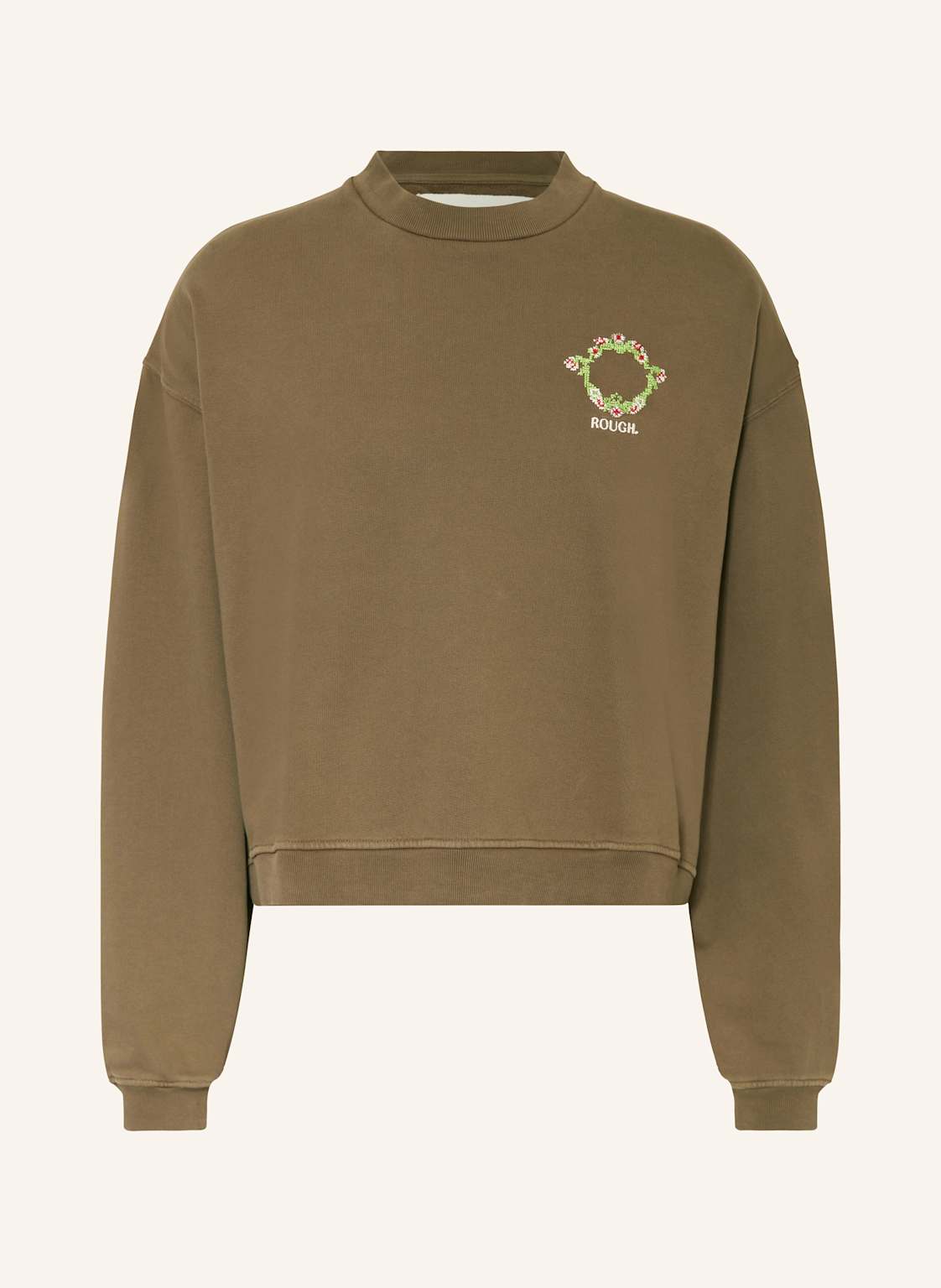 Rough. Sweatshirt Floral braun Rough. Sweatshirt Floral braun von rough.