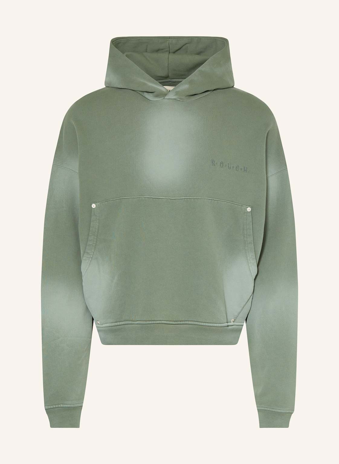 Rough. Hoodie Fig Leaf gruen Rough. Hoodie Fig Leaf gruen von rough.