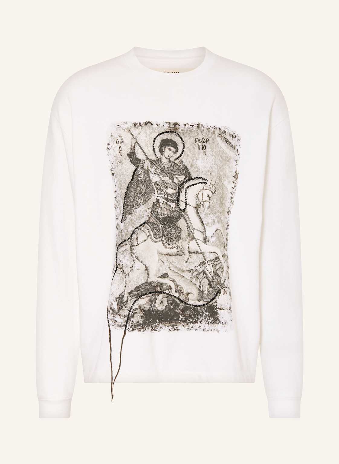 Rough. Longsleeve Holy George weiss