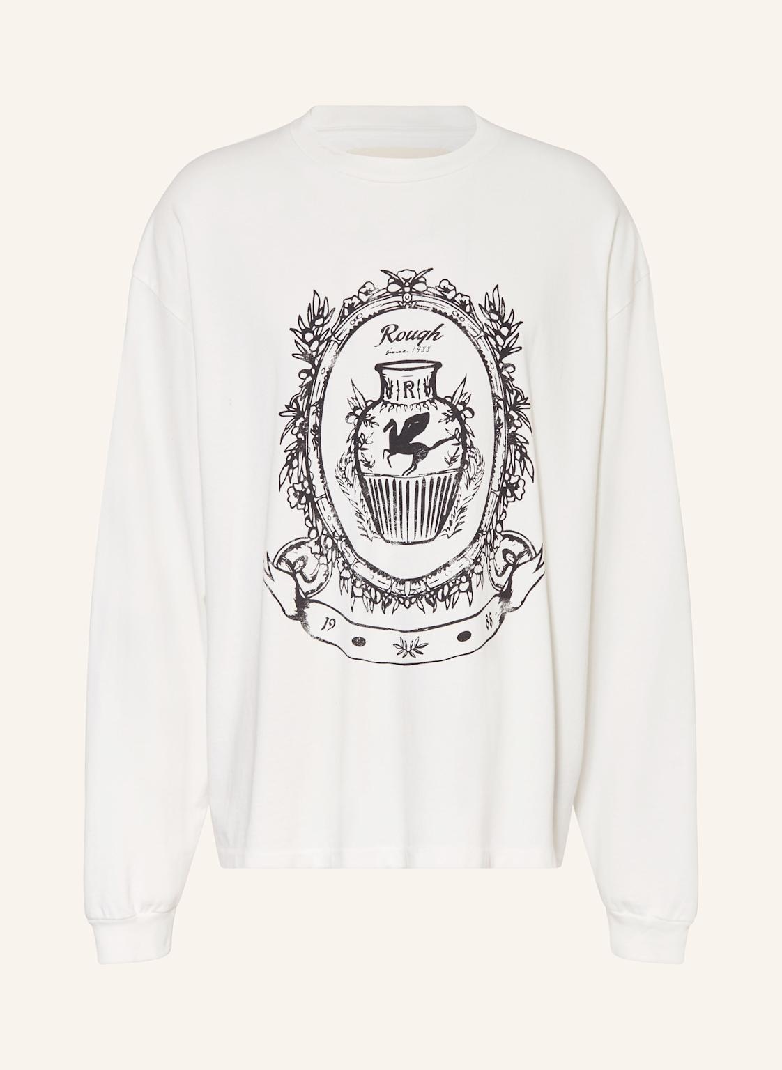 Rough. Oversized-Longsleeve Family Crest schwarz von rough.