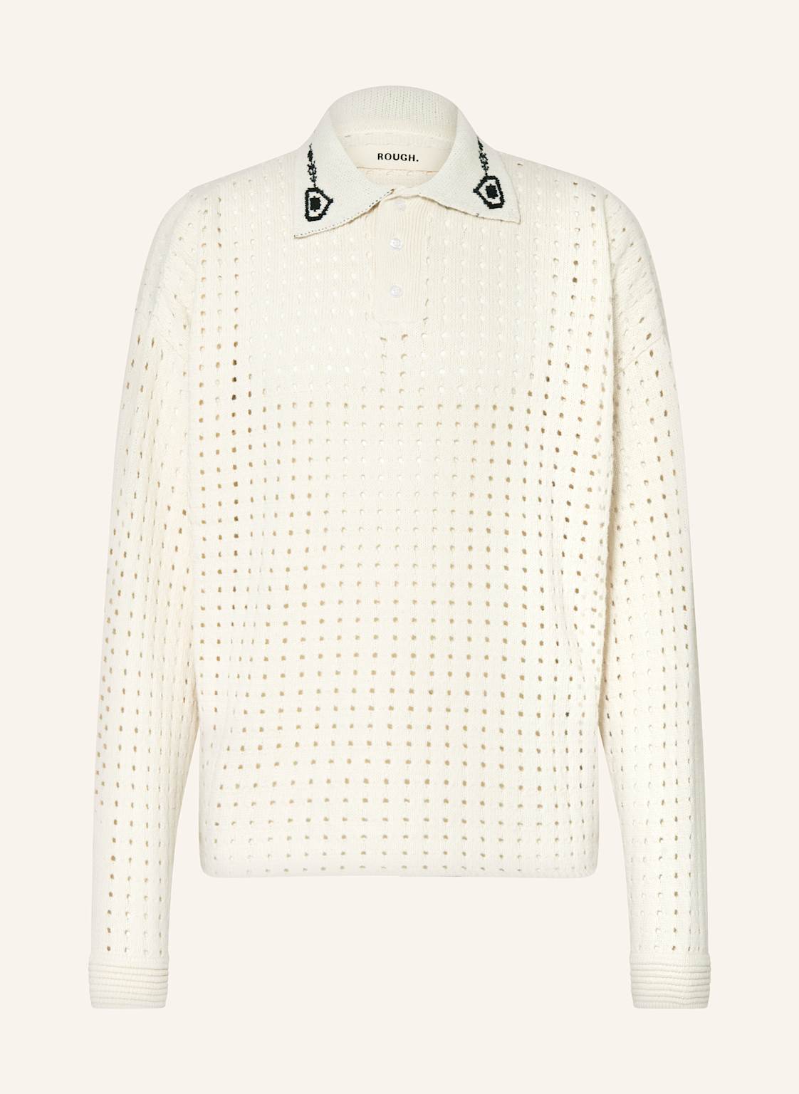 Rough. Strick-Poloshirt schwarz Rough. Strick-Poloshirt schwarz von rough.