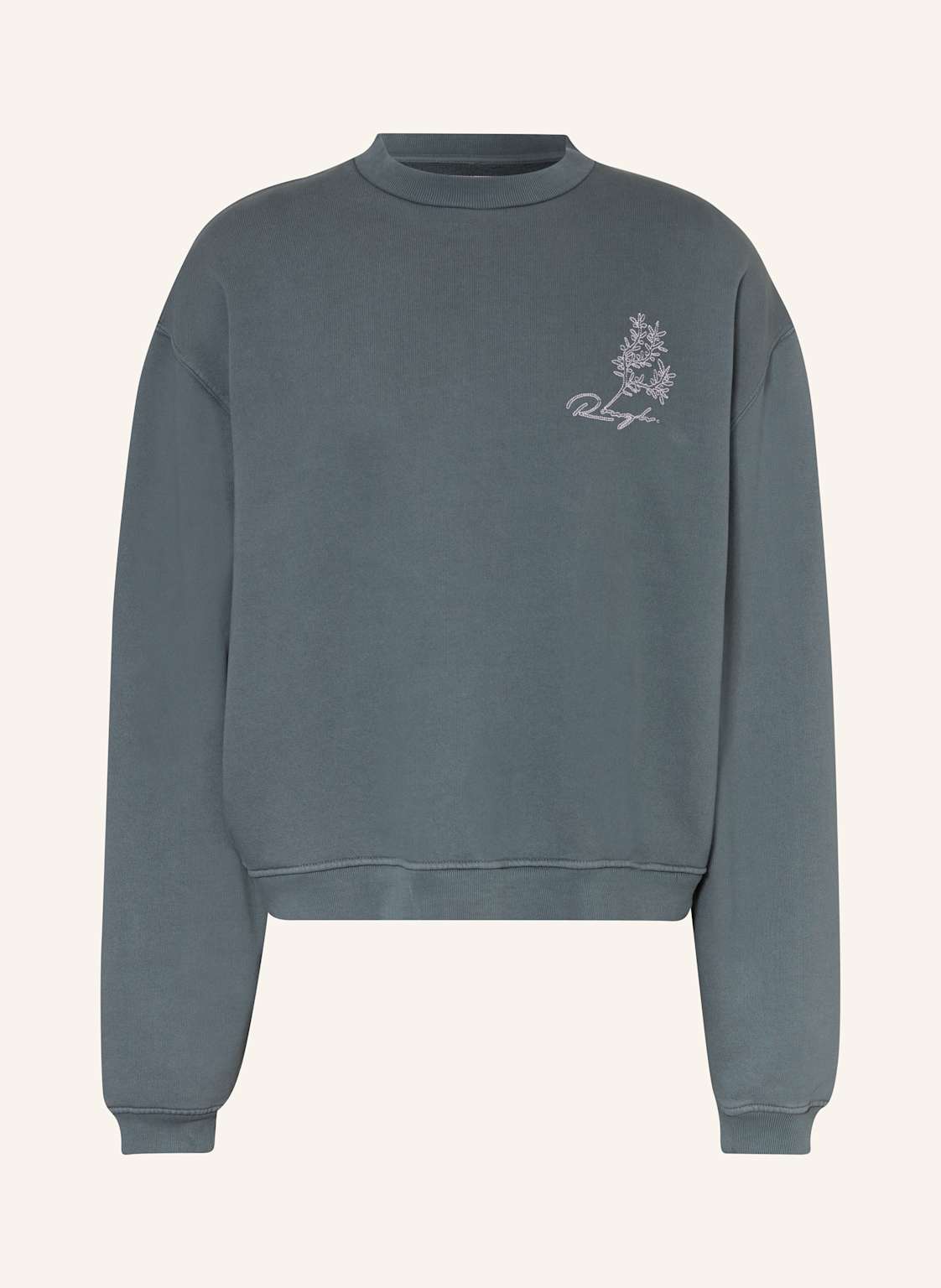 Rough. Sweatshirt grau von rough.