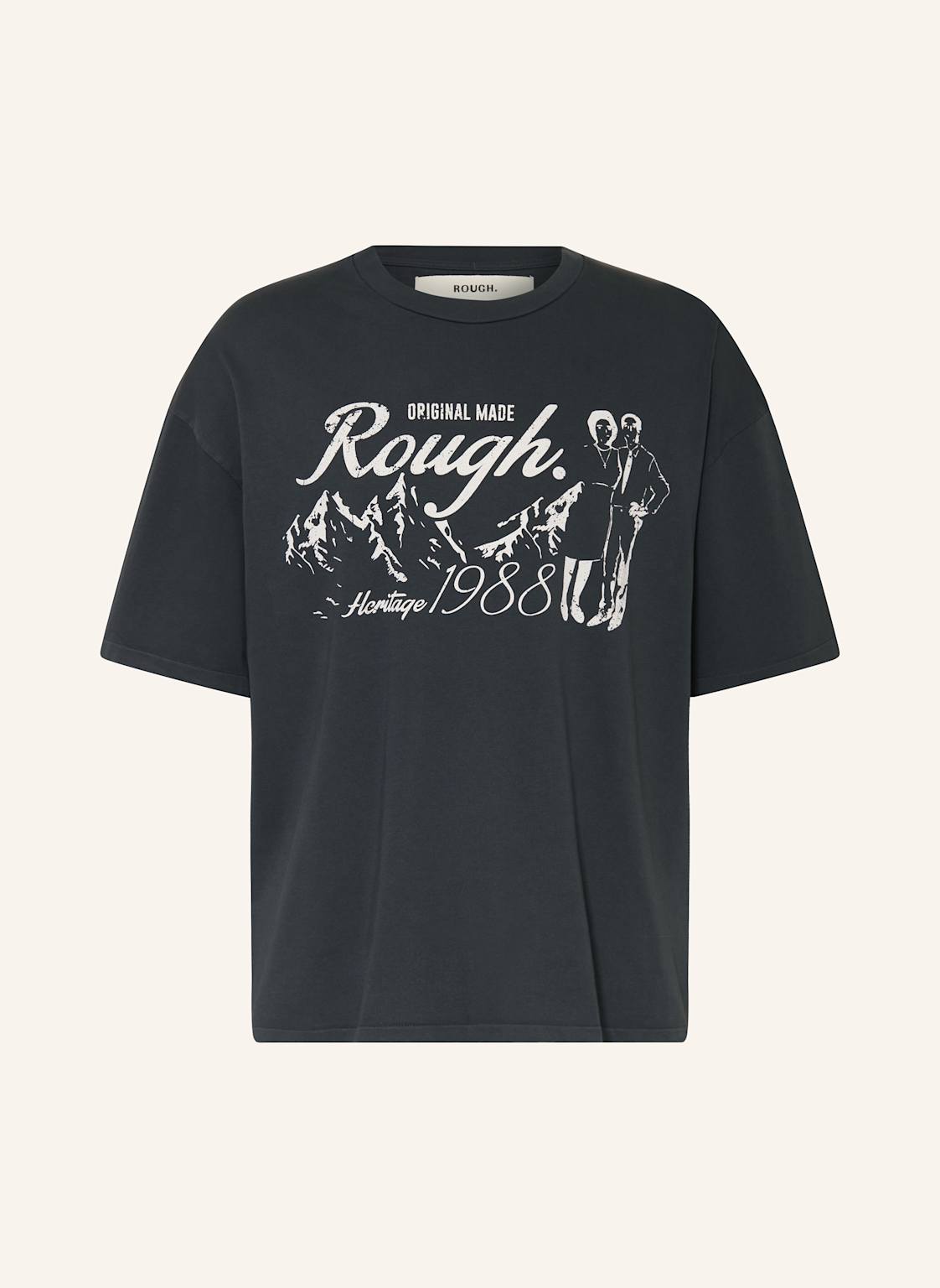 Rough. T-Shirt 1988 Original schwarz Rough. T-Shirt 1988 Original schwarz von rough.
