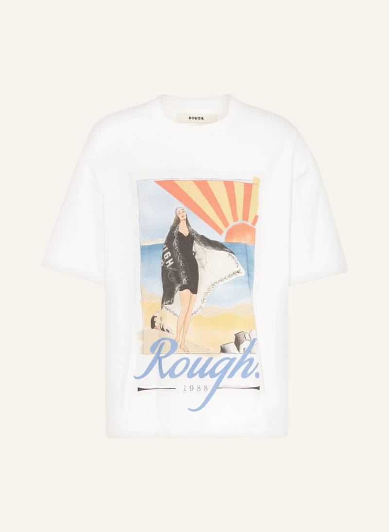 Rough. T-Shirt Vintage Postcard weiss von rough.