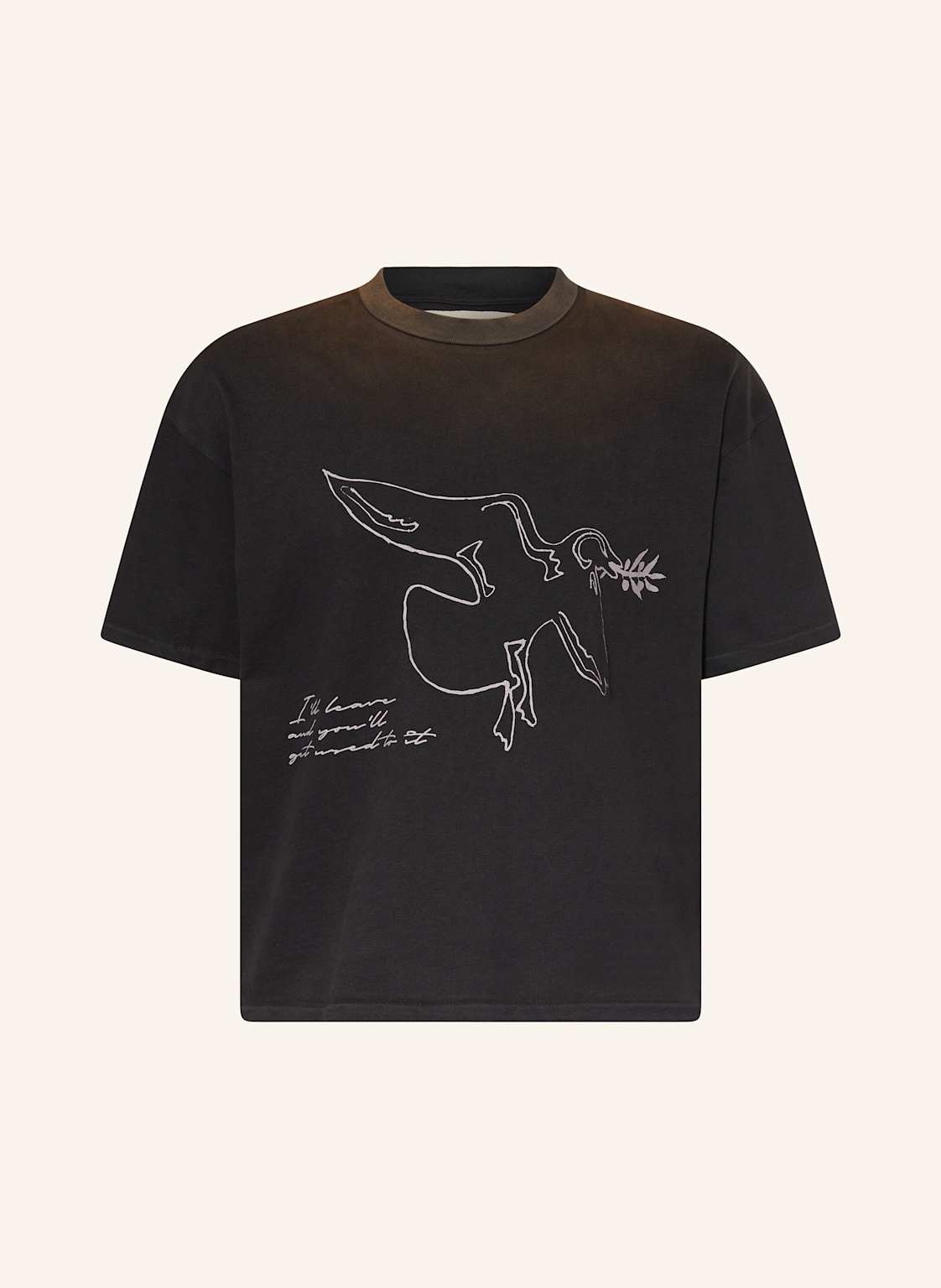 Rough. T-Shirt schwarz Rough. T-Shirt schwarz von rough.
