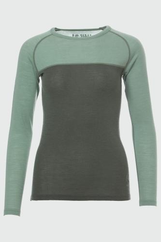 rukka Alina Merino Langarm Shirt - thyme (Grösse: L) von rukka