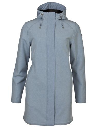 rukka Astrid Damen Soft Shell Mantel - faded denim (Grösse: 34) von rukka