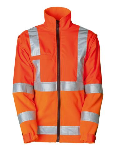 rukka Balta Fleece Security Jacke EN ISO 20471 Kl. 1 - fluorescent orange (Grösse: 3XL) von rukka