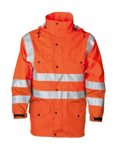 rukka Baltic Security Jacke EN ISO 20471 Kl. 3 - fluorescent orange (Grösse: 3XL) von rukka