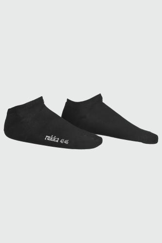 rukka Bambus Socken kurz - black (Grösse: L) von rukka