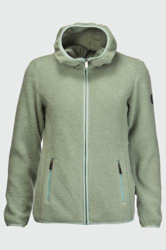 rukka Bee Damen Sherpa Jacke - green bay (Grösse: 34) von rukka