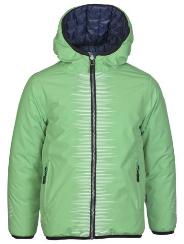 rukka Blaze Kids Winterjacke Kinder reflektierend und reversibel - irish green (Grösse: 116) von rukka