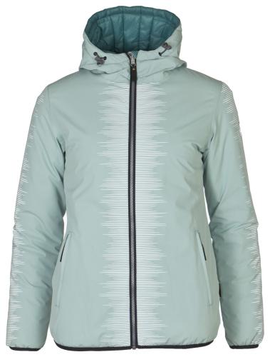 rukka Blaze Women Winterjacke Damen reflektierend und reversibel - blue surf (Grösse: 34) von rukka