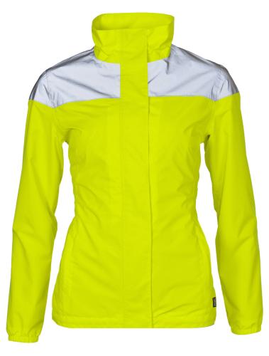 rukka Cyclist Damen Regenjacke - fluorescent lemon (Grösse: 34) von rukka