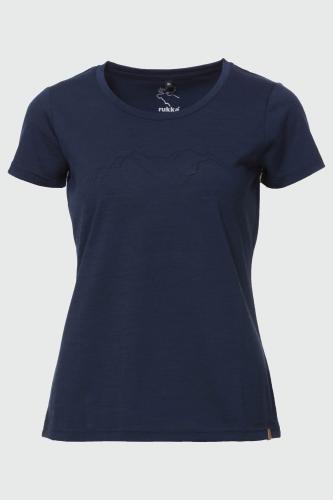 rukka Eske Merino Damen T-Shirt - navy (Grösse: 34) von rukka