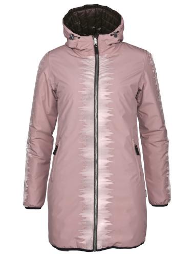 rukka Gale Damen Wintermantel reflektierend und reversibel - woodrose (Grösse: 34) von rukka