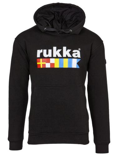 rukka Henning Hoodie mit rukka Logo unisex - black (Grösse: M) von rukka